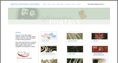 Desktop Screenshot of metisportals.ca